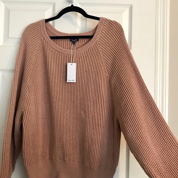 NWT! Splendid waffle knit sweater - Picture 3 of 4